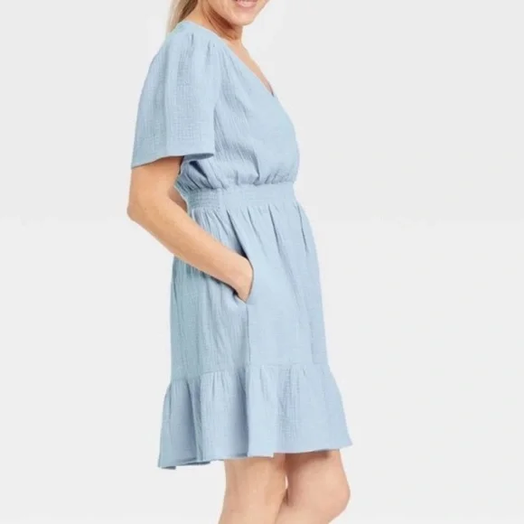 NEW Knox Rose gauzy dress with pockets - Picture 2 of 12